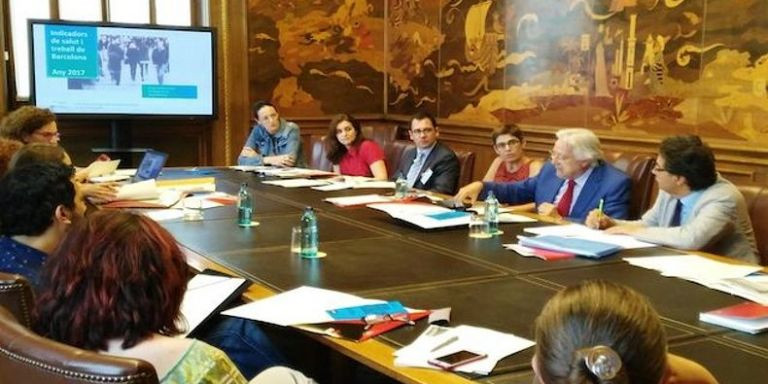 Reunión del consejo asesor de salud laboral de Barcelona / AJ BCN