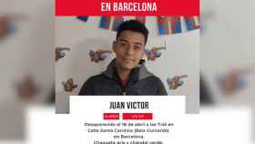 Juan Víctor, el menor de 14 años desaparecido el martes en el Baix Guinardó / TWITTER @AFA_DELESAIGUES