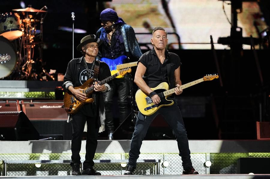 Springsteen durante su concierto en Barcelona / EFE