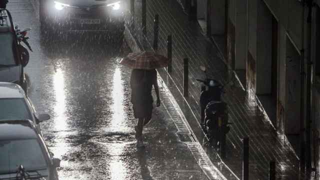 Tormenta en Barcelona / HUGO FERNÁNDEZ