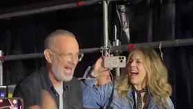Rita Wilson y Tom Hanks en el concierto de Bruce Springsteen / REDES SOCIALES