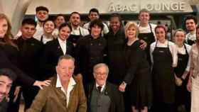 Jordi Cruz, Michelle Obama, Springsteen y Spielberg  en el ABaC/ JORDI CRUZ