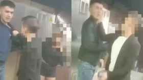 Instantes en los que la víctima se enfrentó a sus ladrones en el metro / PATRULLA BCN