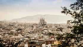 Vista de Barcelona, con la Sagrada Familia al centro