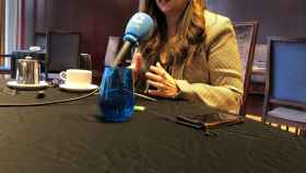 La politóloga Astrid Barrio, en la entrevista en la Cadena Cope / MA