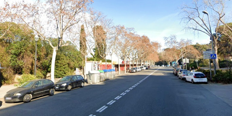 Avenida de Miramar, donde transcurrirá el carril bici / MAPS