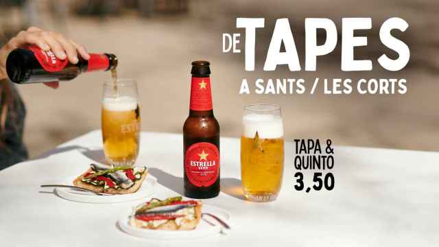 Cartel promocional de la iniciativa 'De Tapas por Sants y Les Corts' / ESTRELLA DAMM