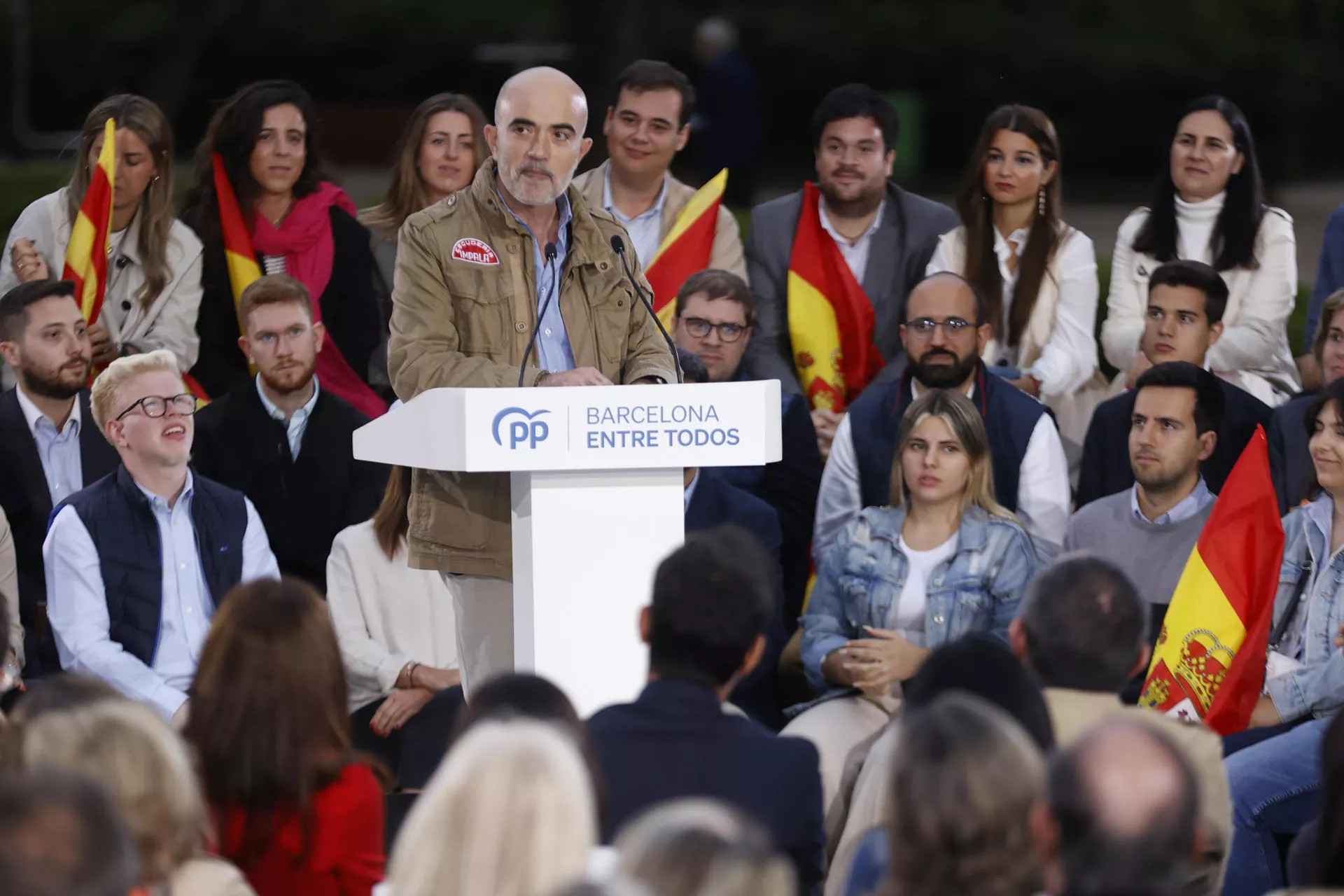 El candidato a la alcaldía por el PP en Barcelona, Daniel Sirera / EFE TONI ALBOR