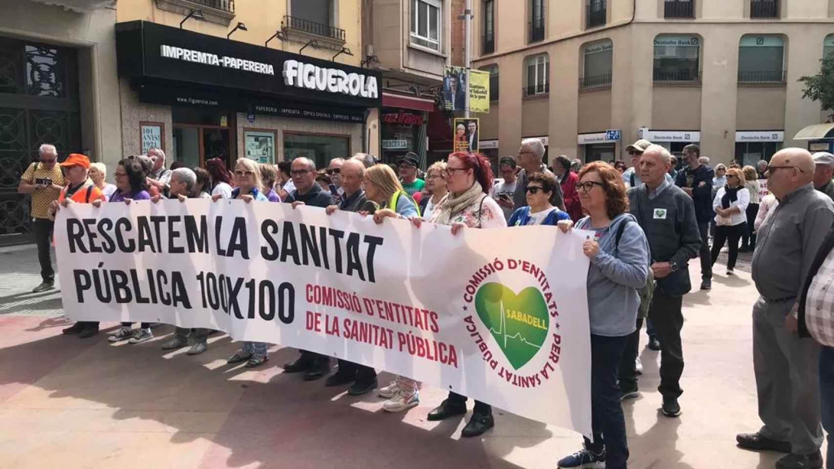 Manifestación por la sanidad pública en Sabadell / CCOO
