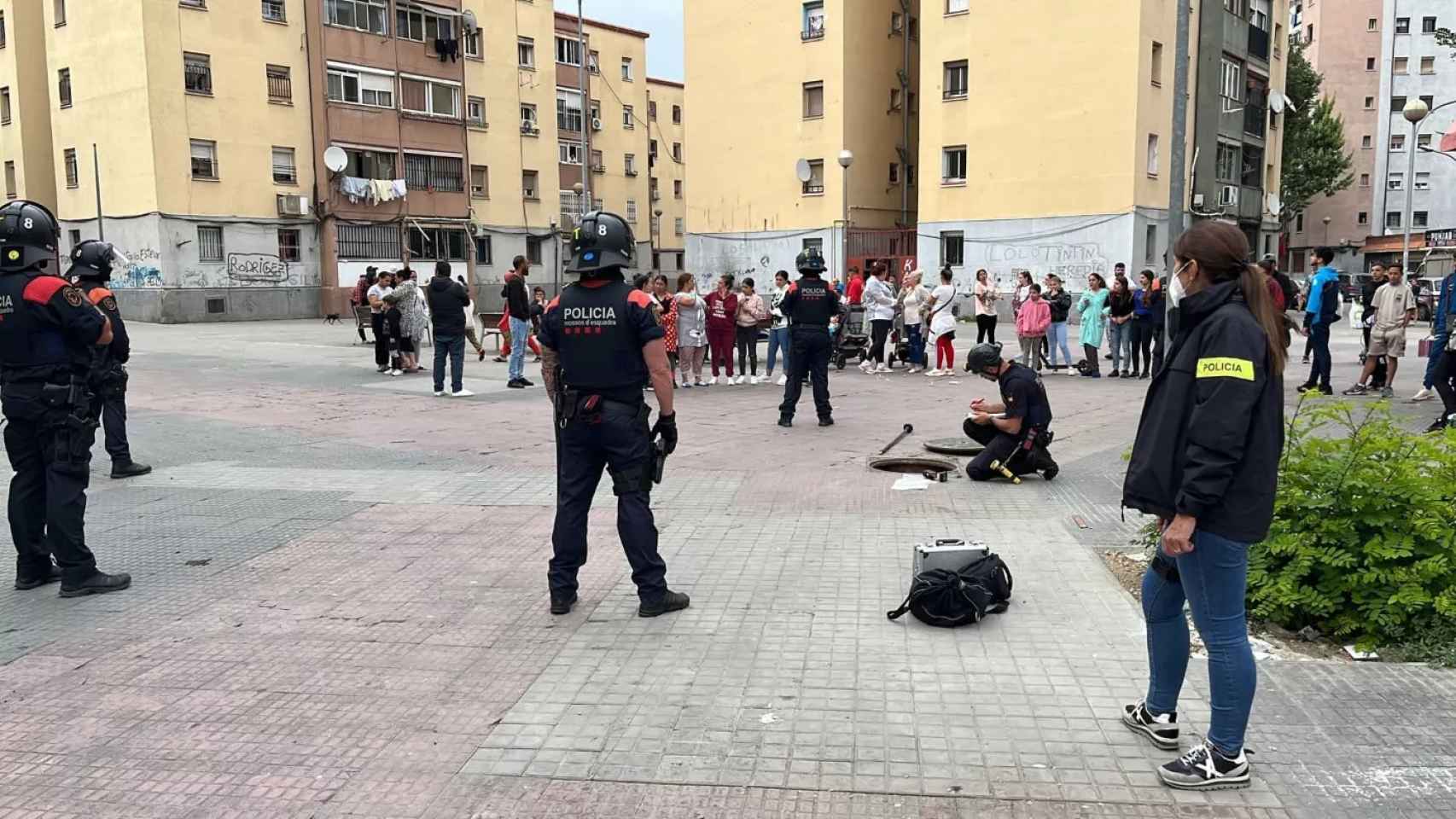 Operativo policial en Sant Roc / CEDIDA