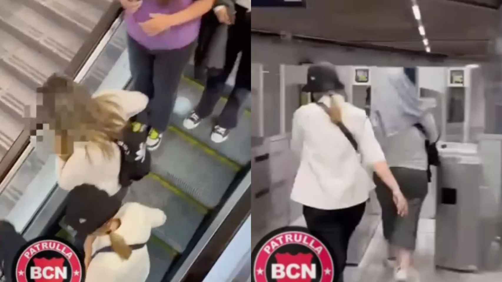 Las carteristas en el metro de Barcelona / PATRULLA BCN