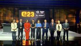 Los candidatos a la alcaldía de Barcelona en el debate de TV3 / EP