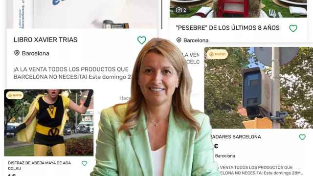 Eva Parera y los 'productos' que vende en Wallapop y Milanuncios / FOTOMONTAJE METRÓPOLI