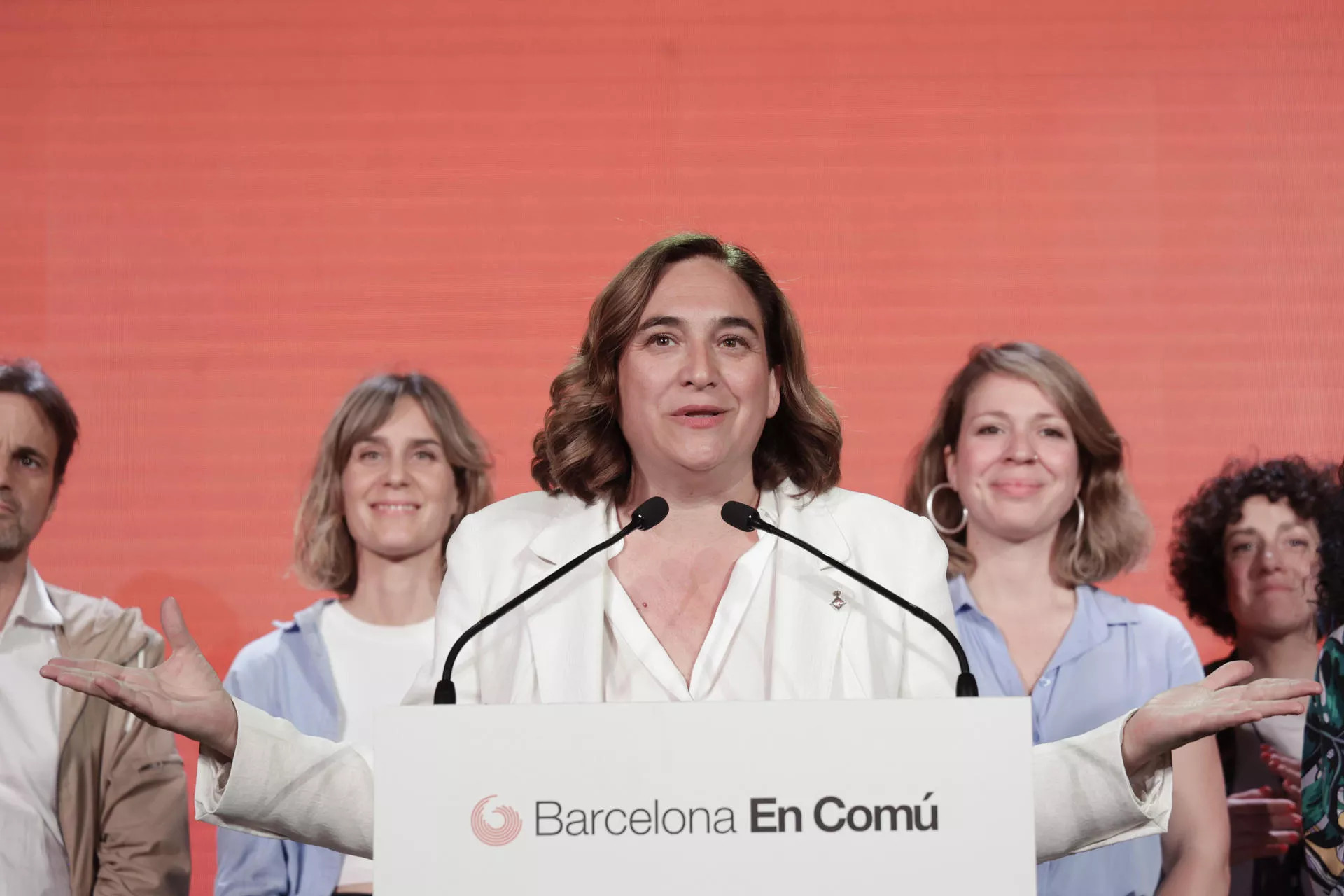 La candidata de Barcelona en Comú, Ada Colau / EFE