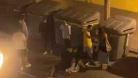 Un grupo de jóvenes retiene a un ladrón en Barcelona / CEDIDA