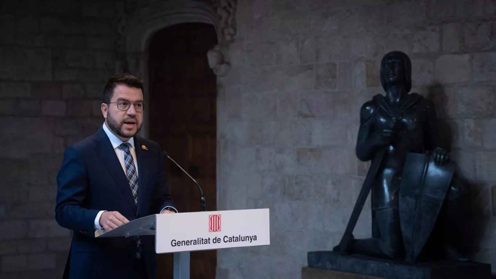 El presidente de la Generalitat, Pere Aragonès / EUROPA PRESS