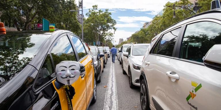 Manifestación taxistas / GALA ESPÍN