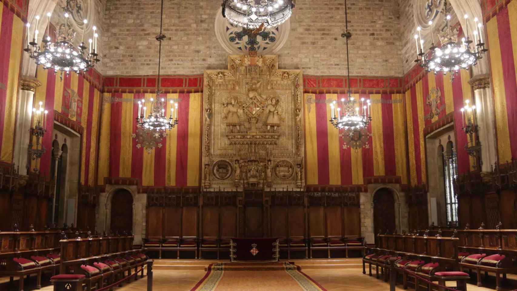 Saló de Cent del Ayuntamiento de Barcelona / ÁLVARO VENTURA
