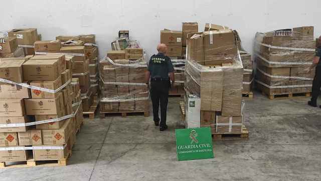 Material pirotécnico incautado / GUARDIA CIVIL