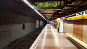 Imagen de archivo de la parada de Verdaguer en la L4 del metro de Barcelona / EUROPA PRESS