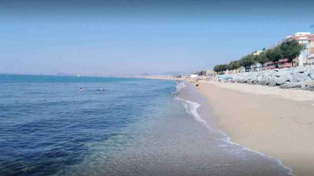 Una playa del Maresme / GOOGLE MAPS