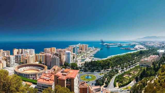 Vistas de la ciudad de Málaga