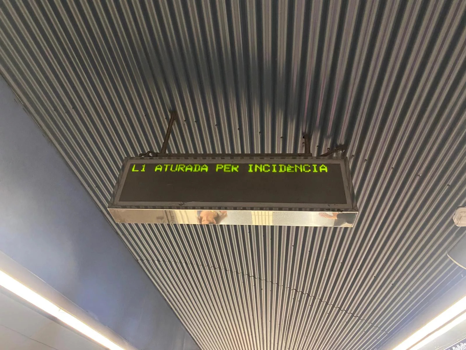 Una incidencia en el metro de Barcelona / ARCHIVO