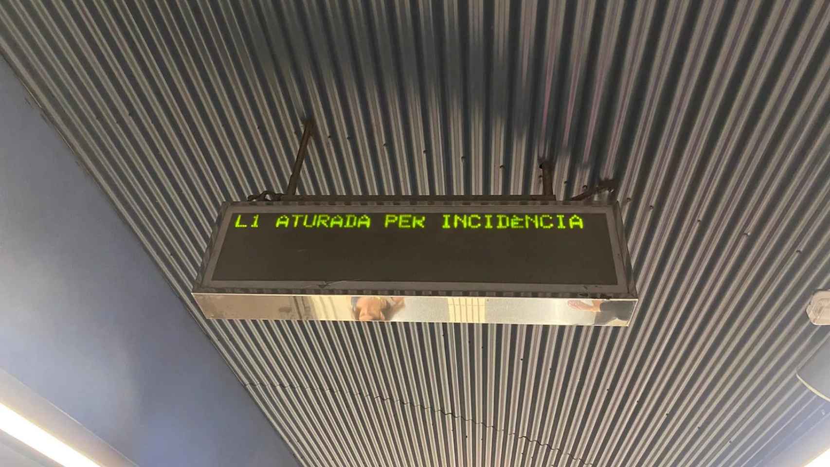 Una incidencia en el metro de Barcelona / MA