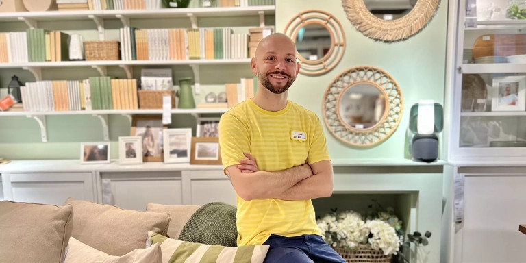 Giovanni Giorgini en la nueva tienda de Ikea en el Centro Comercial Westfield Glòries / IKEA