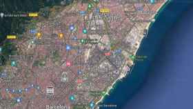 Mapa de Barcelona / GOOGLE