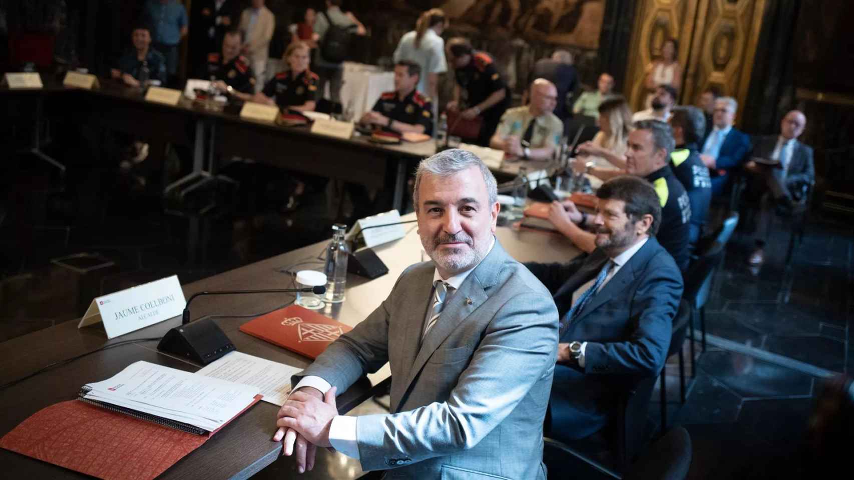 Jaume Collboni, alcalde de Barcelona, en el Ayuntamiento / EP