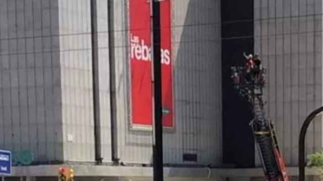 Un hombre se intenta suicidar en el Corte Inglés de la Diagonal de Barcelona / CEDIDA