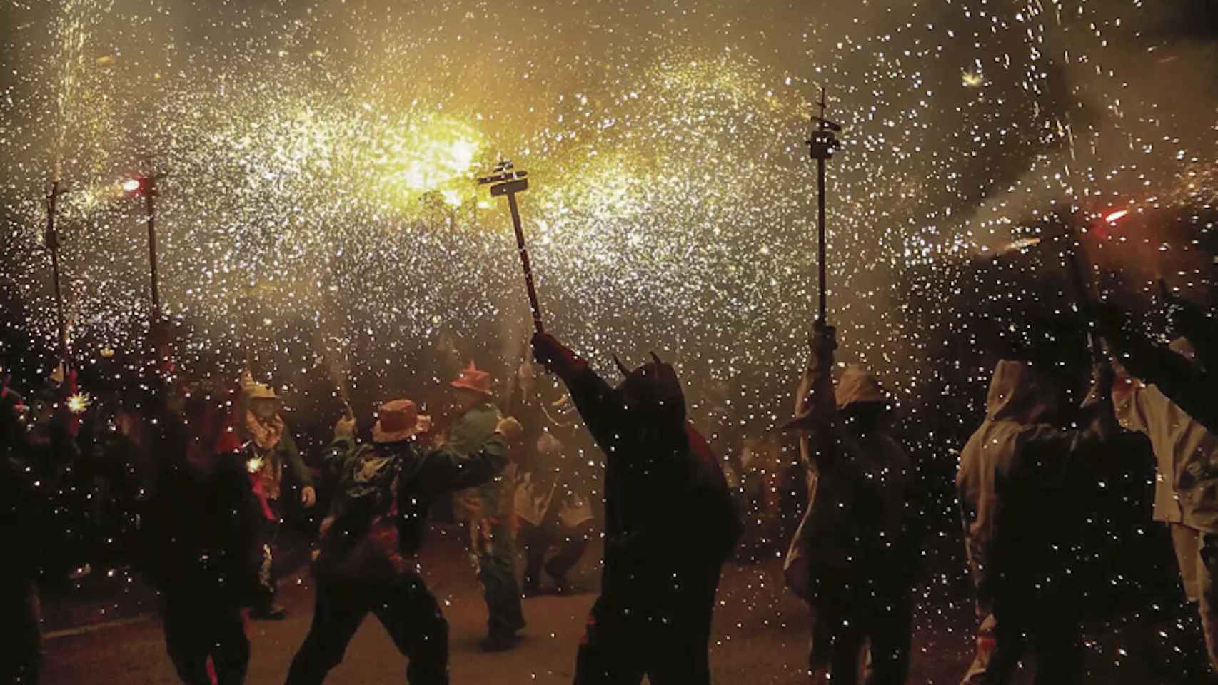 Correfoc de Festa Major en Sant Adrià / ARCHIVO