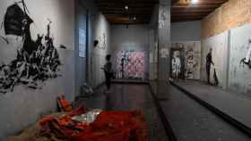 Sala de exposiciones del Museo Banksy de Barcelona / GALA ESPÍN