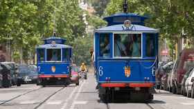 Tranvía Blau, el más antiguo de Barcelona, actualmente sin uso / TMB