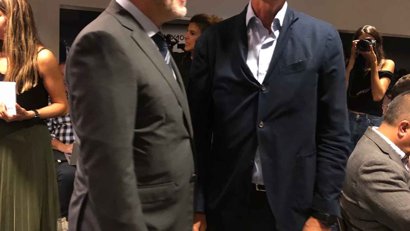 El alcalde de Barcelona, Jaume Collboni, junto al presidente del Cercle d'Economia, Jaume Guardiola / MA
