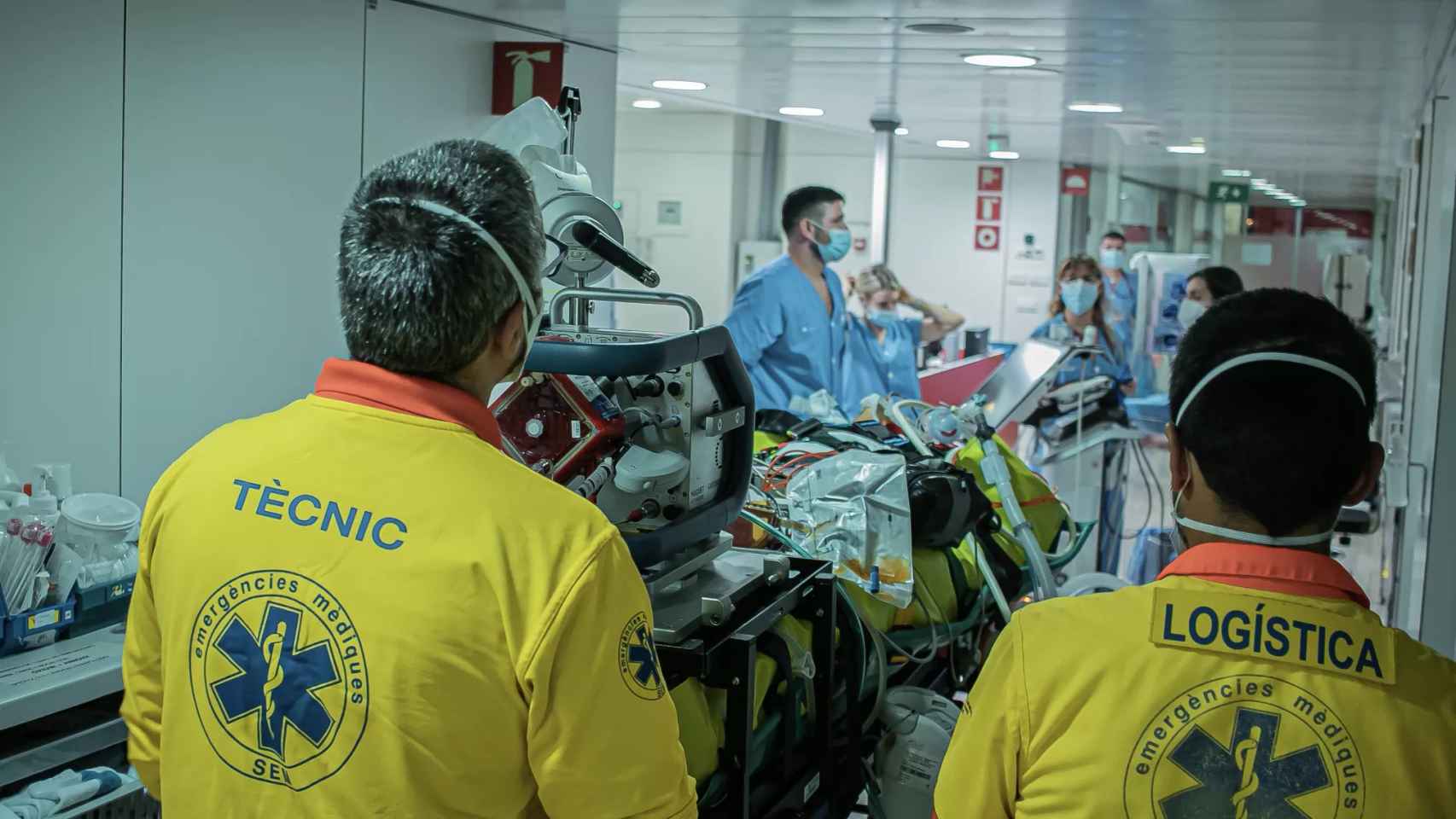 Equipo del Servicio de Emergencias Médicas de Barcelona / SEM