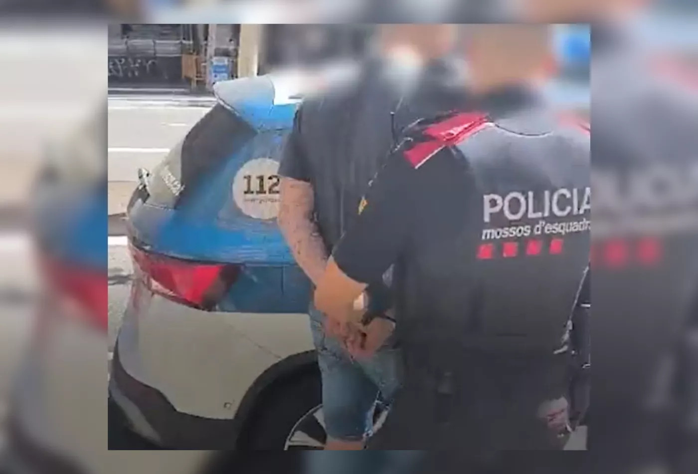 El ladrón de Sants - Montjuïc detenido por los Mossos / TWITTER MOSSOS