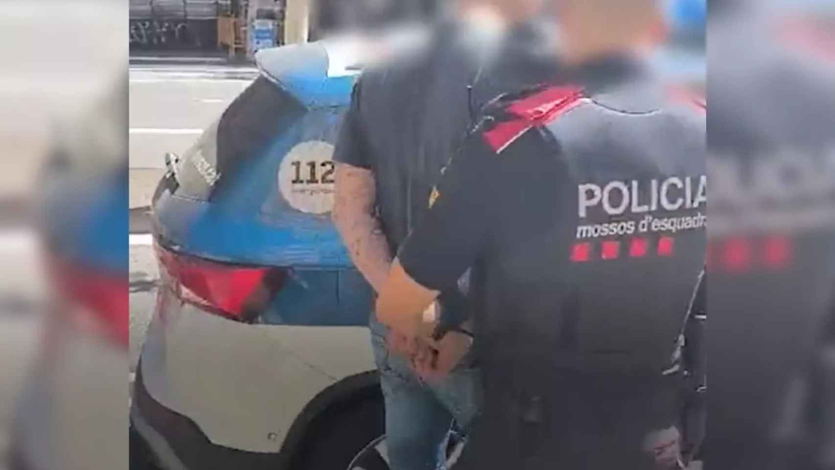 Un ladrón de Sants - Montjuïc detenido por los Mossos / TWITTER MOSSOS