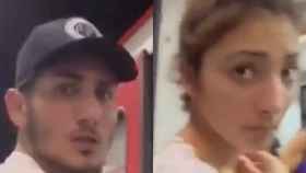 Dos carteristas pillados 'in fraganti' en el metro de Barcelona / REDES SOCIALES
