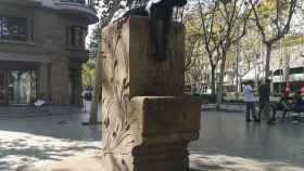 La fuente con una rana en la Diagonal que pocos conocen en Barcelona / INMA SANTOS