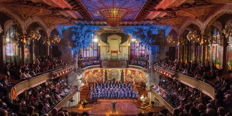 Actuación del Orfeó Català en el Palau de la Música / BARCELONA OBERTURA