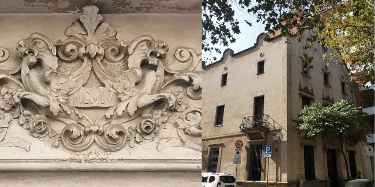 Can Guardiola, un edificio singular con rasgos modernistas / INMA SANTOS