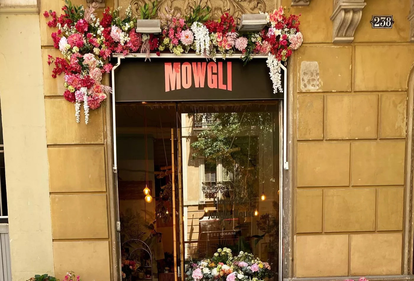 Entrada a la floristería Mowgli de Barcelona / FACEBOOK MOWGLI
