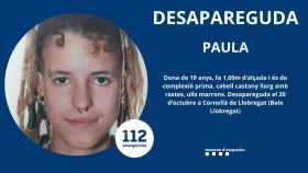 Aspecto de Paula, la joven desaparecida en Cornellà de Llobregat / MOSSOS