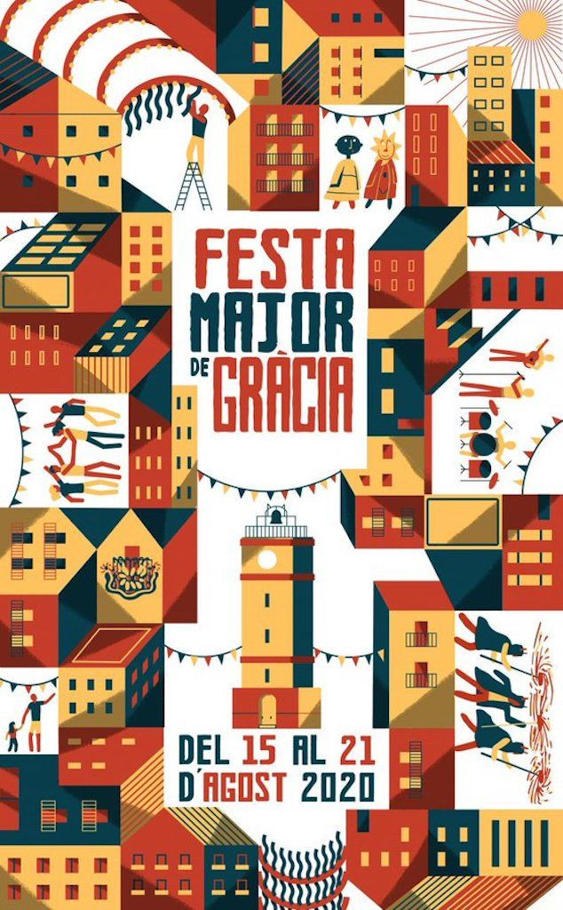 Cartel de las fiestas de Gràcia de 2020 / SERGI SOLANS
