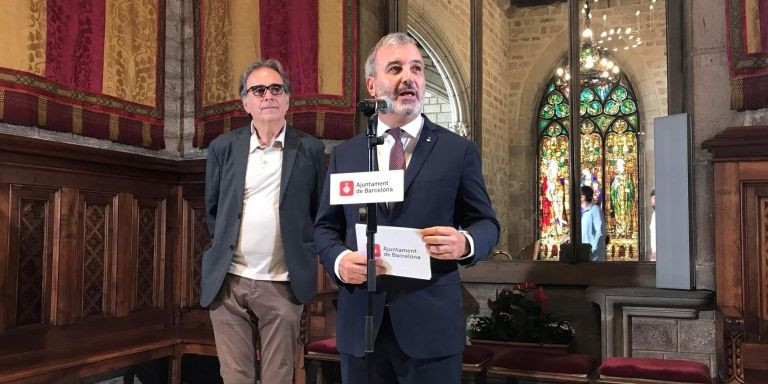 Jaume Collboni junto a Joan Subirats / EUROPA PRESS