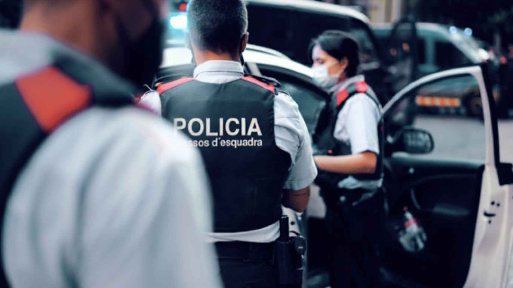 Agentes de los Mossos d’Esquadra en una imagen de archivo en Barcelona