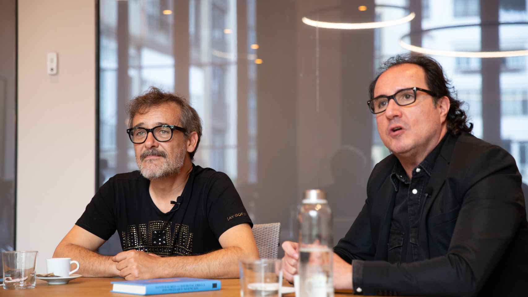 Santi Balmes y David Escamilla, en 'Metrópoli'