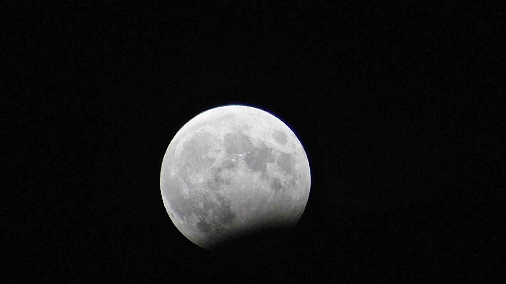 El eclipse parcial visto desde Arenys de Munt